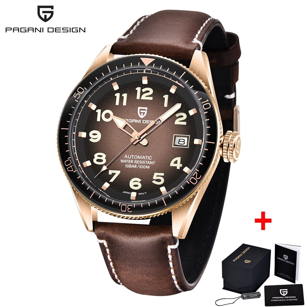 Men's Stainless Steel Automatic Sports Business Watch