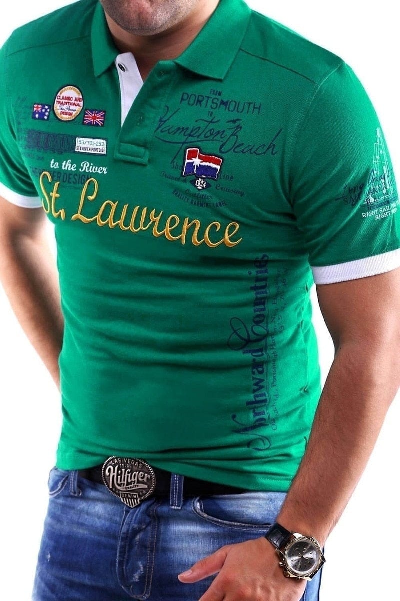 Men's Slim Fit Short Sleeve Polo Shirt 2026