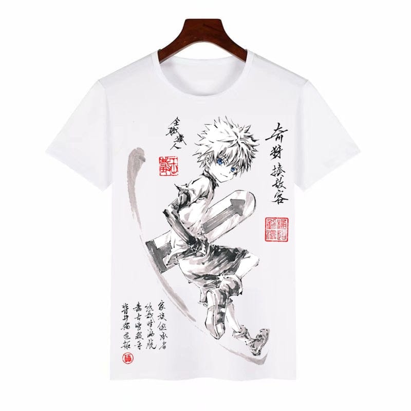 Anime hunter x hunter Mens & Womens Design T Shirt GON FREECSS Milk wire Fabric T-shirt