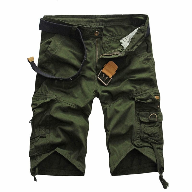 Men's Camouflage Cotton Cargo Shorts