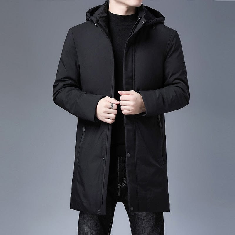 Men's Thick Hooded Winter Parka Jacket