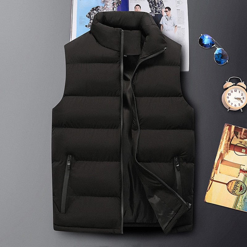 Men's Warm Sleeveless Winter Waistcoat Vest