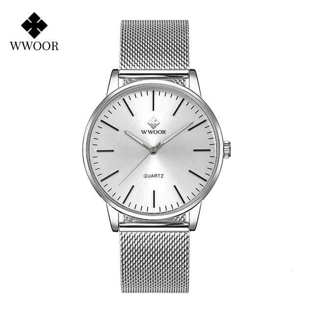Men's Gold Quartz Wrist Watch 2026, Simple Sports Style