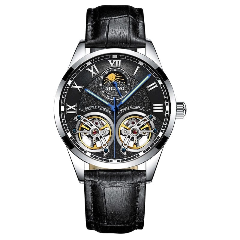 Men's AILANG Double Flywheel Automatic Mechanical Watch