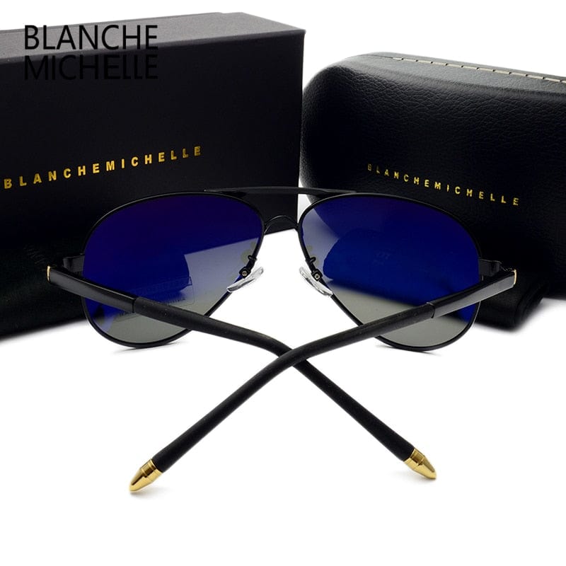 Men's Vintage Polarized Pilot Sunglasses UV400