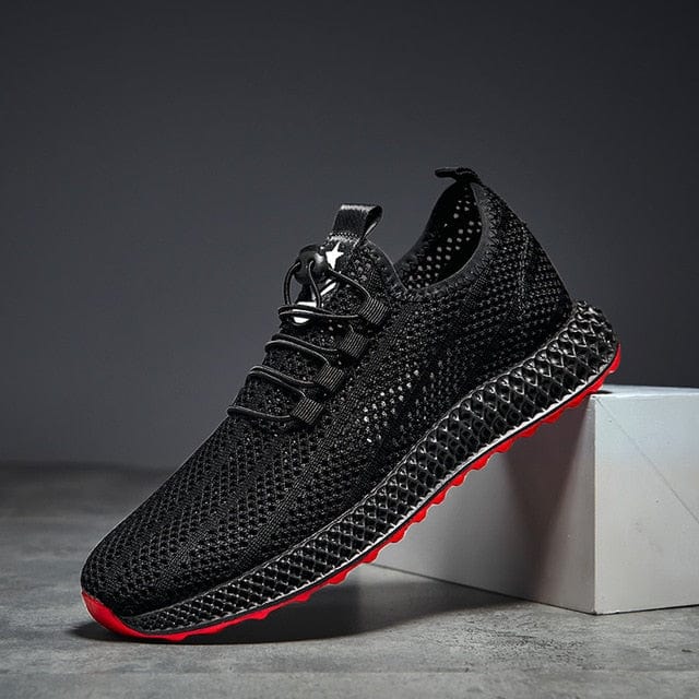 Men's Lightweight Mesh Lace-Up Walking Sneakers