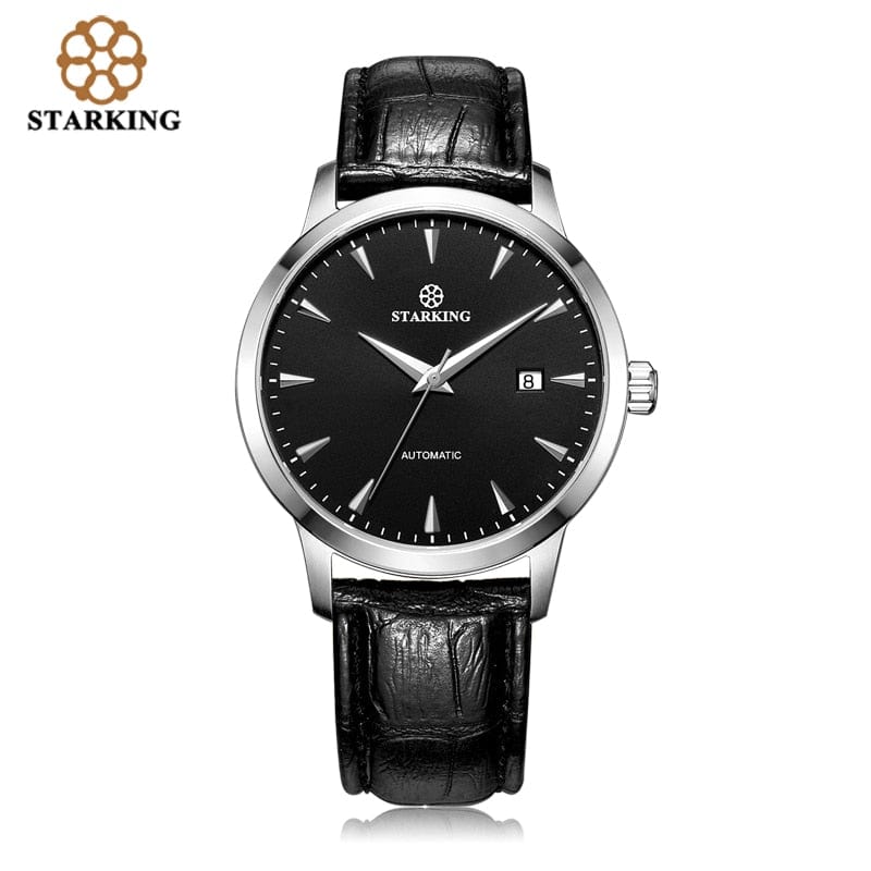 Men's 40mm Ultra-Thin Sapphire Mechanical Watch, Splash-Resistant
