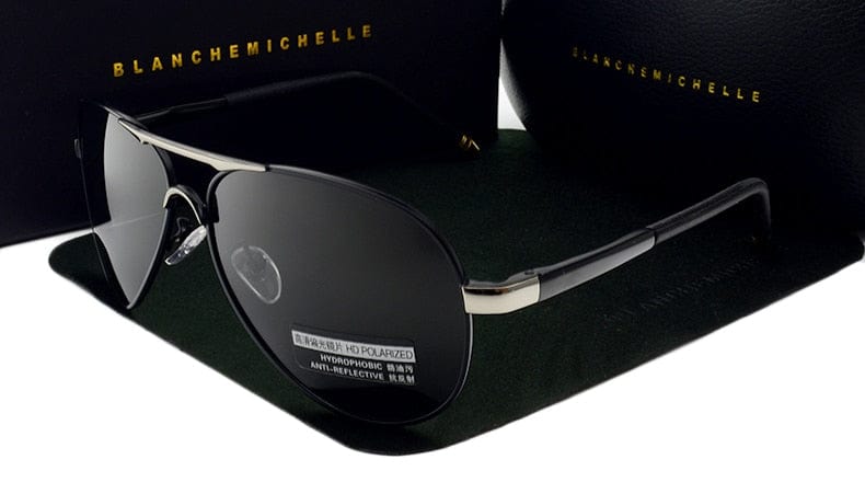 Men's Vintage Polarized Pilot Sunglasses UV400