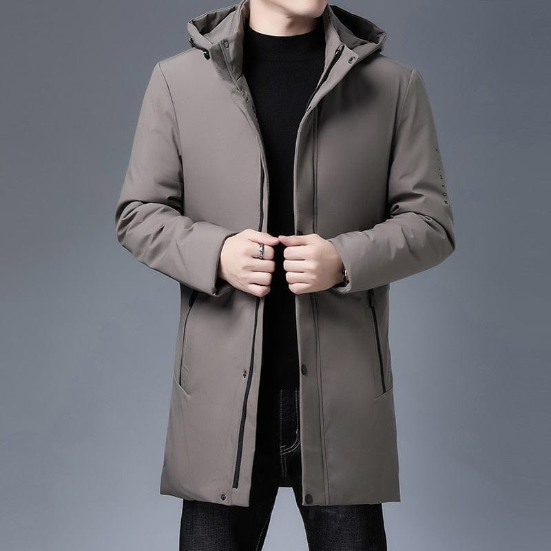 Men's Thick Hooded Winter Parka Jacket