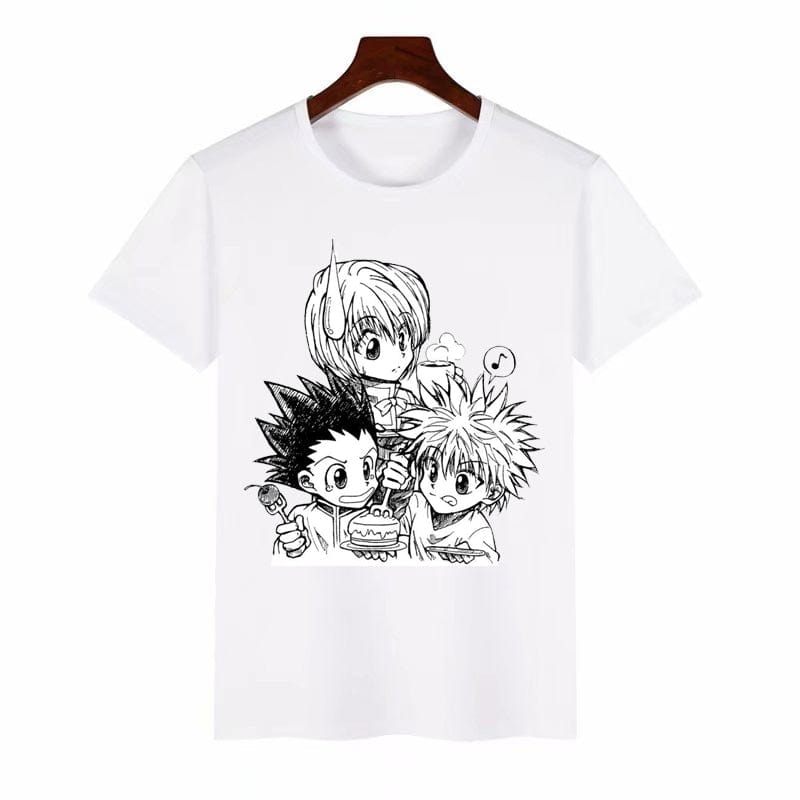 Anime hunter x hunter Mens & Womens Design T Shirt GON FREECSS Milk wire Fabric T-shirt