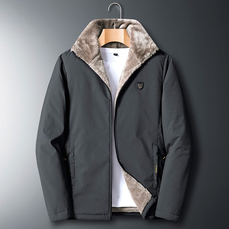 Men's Plus Size Fleece Lined Padded Winter Parka