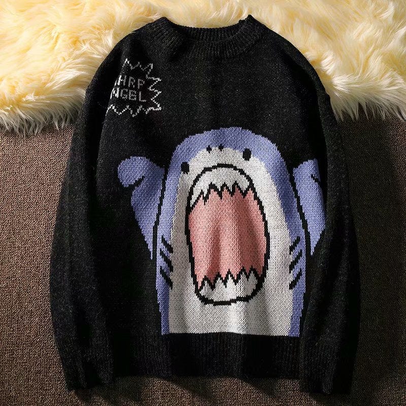 Men's Oversized Patchwork Turtleneck Sweater 2026, Grey Korean Style High Neck