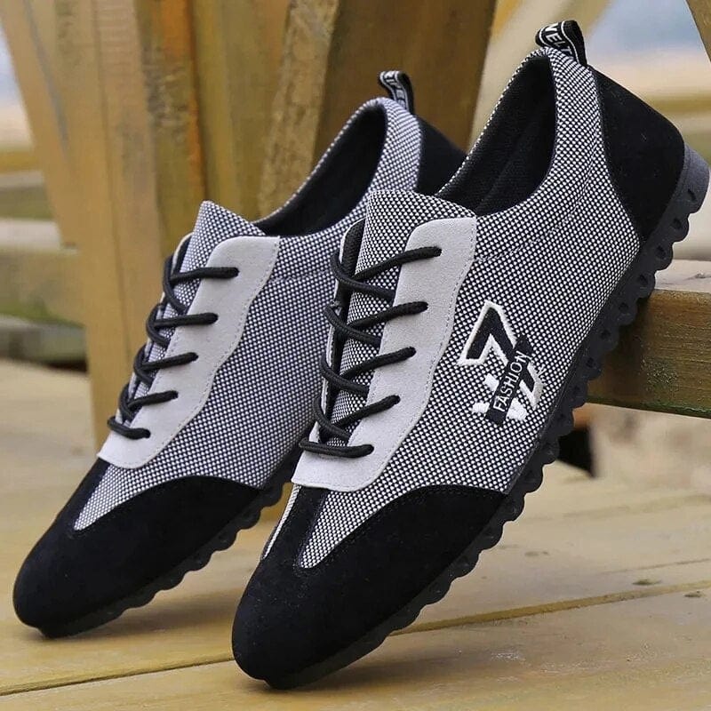 Men's Breathable Mesh Slip-On Driving Loafer Trainers