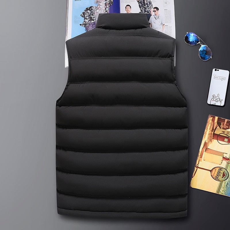 Men's Warm Sleeveless Winter Waistcoat Vest