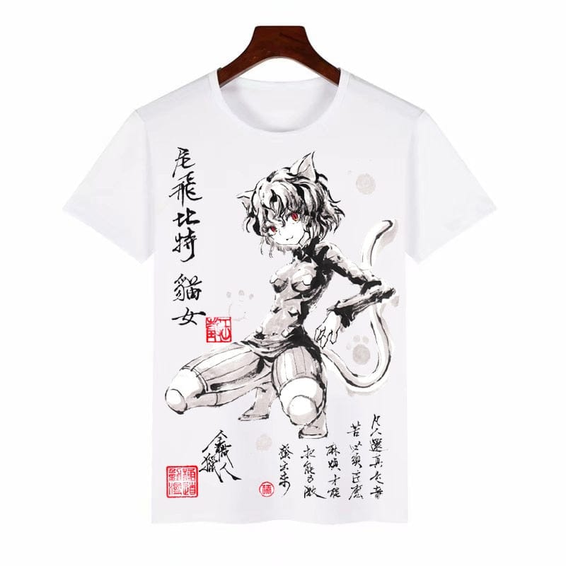 Anime hunter x hunter Mens & Womens Design T Shirt GON FREECSS Milk wire Fabric T-shirt