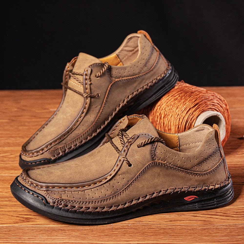 Men's Handmade Leather Casual Driving Loafers