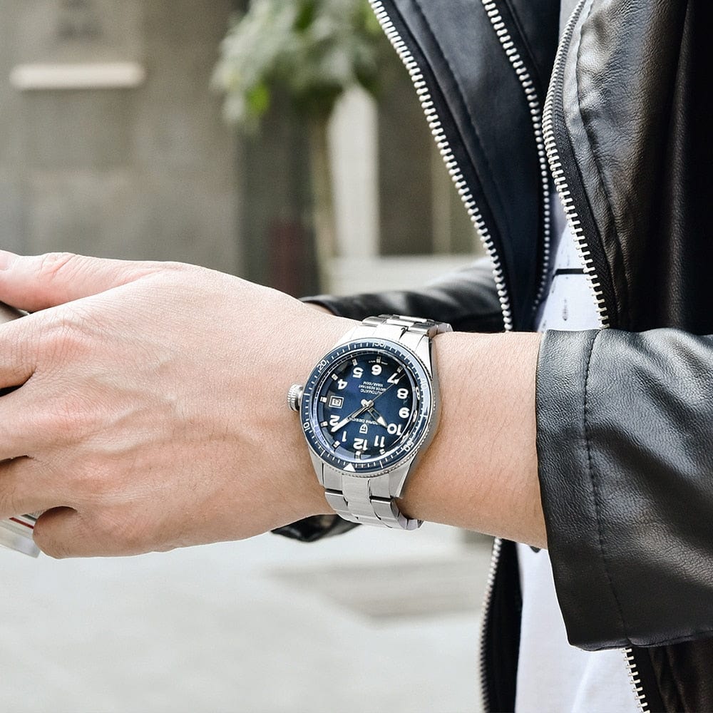 Men's Stainless Steel Automatic Sports Business Watch
