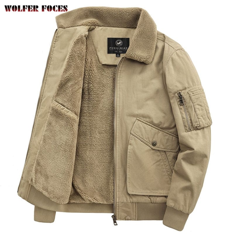 Men's Military Winter Tactical Windbreaker Big Size Casual Coat