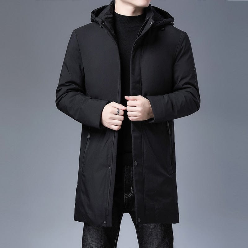 Men's Thick Hooded Winter Parka Jacket
