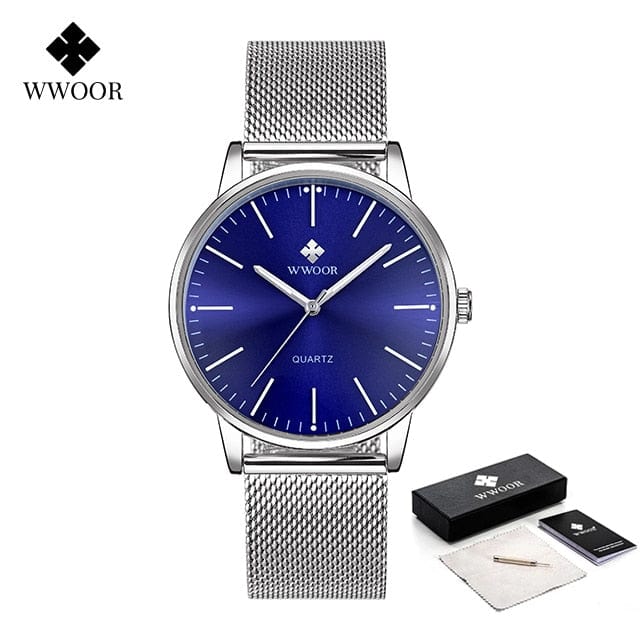 Men's Gold Quartz Wrist Watch 2026, Simple Sports Style