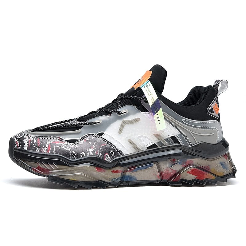 Men's Lightweight Elastic Running Jogging Outdoor Sports Sneakers