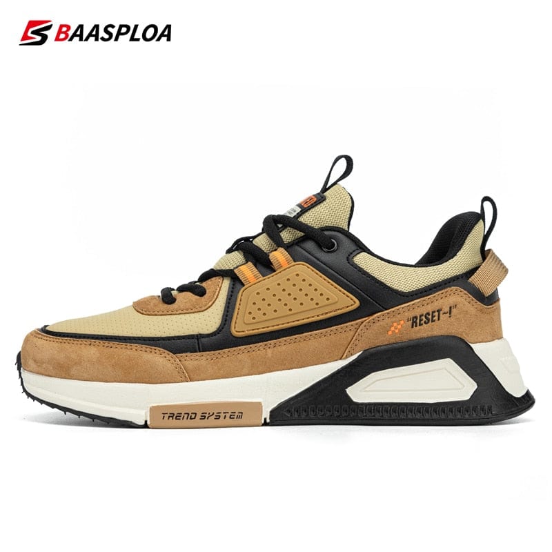 Men's Waterproof Leather Running Skate Shoes