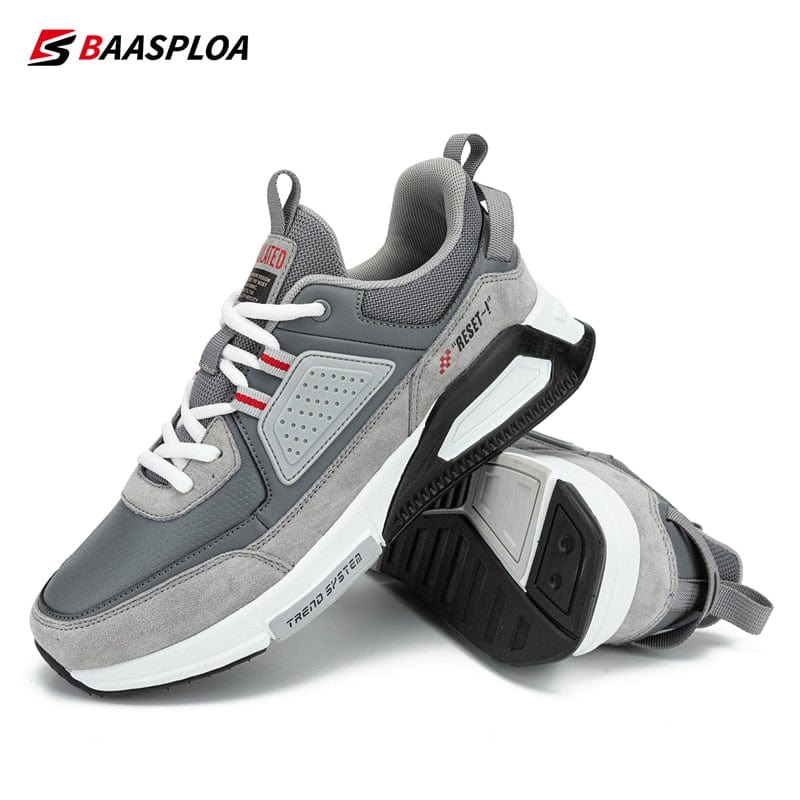 Men's Waterproof Leather Running Skate Shoes