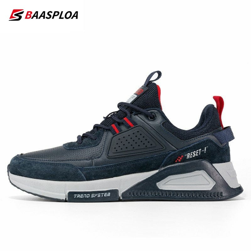 Men's Waterproof Leather Running Skate Shoes