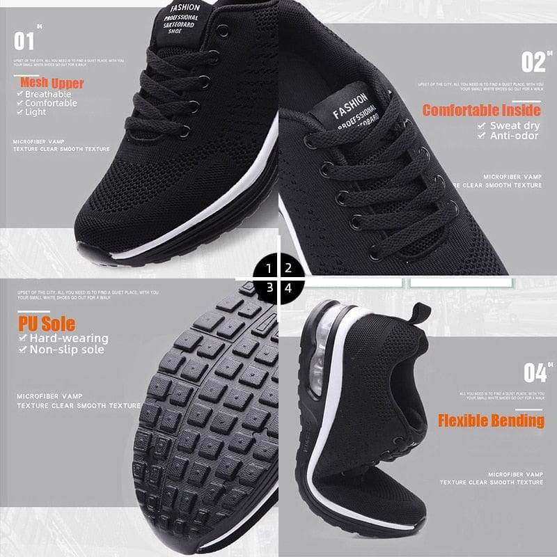 Men's Air Cushion Mesh Running Casual Sneakers