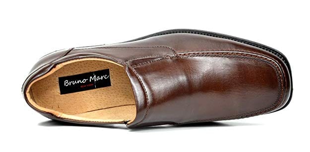 Men's Leather Lined Square Toe Dress Loafers
