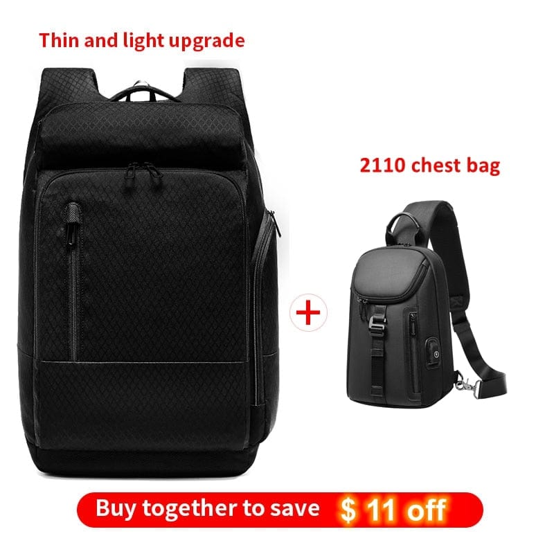 Laptop backpack alternate angle product photo