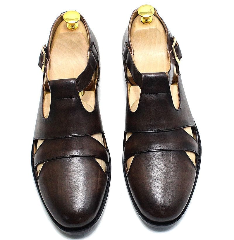 Men's Hollow Out Genuine Leather Sandals