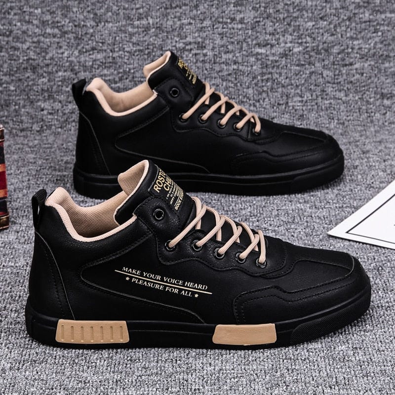 Men's Non-Slip Leather Casual Formal Outdoor Walking Shoes