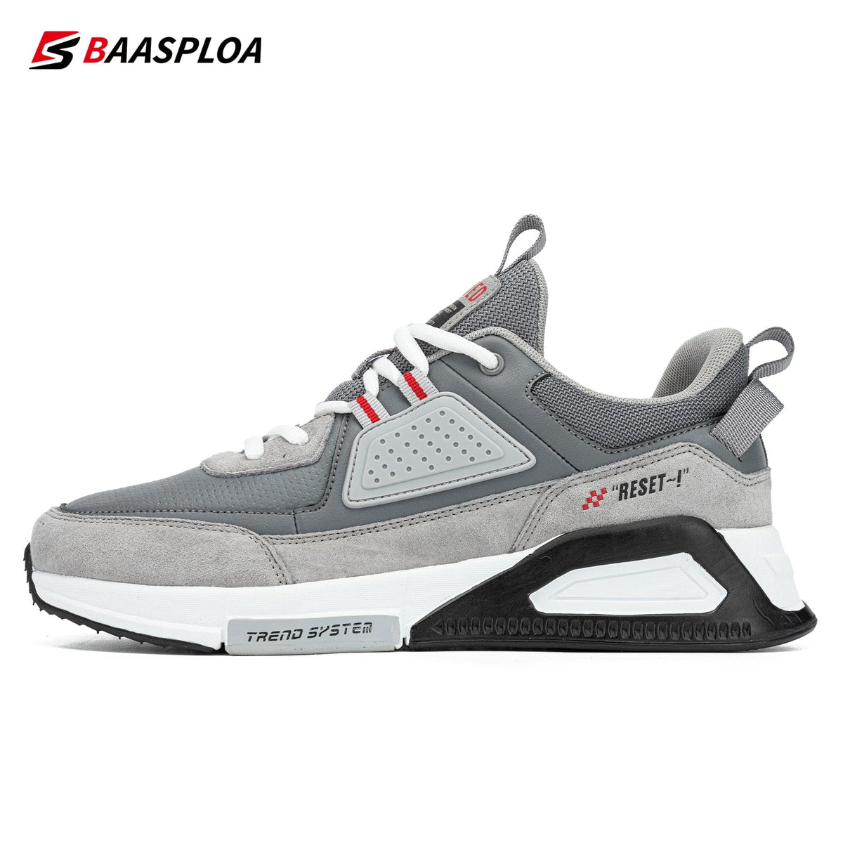 Men's Waterproof Leather Running Skate Shoes