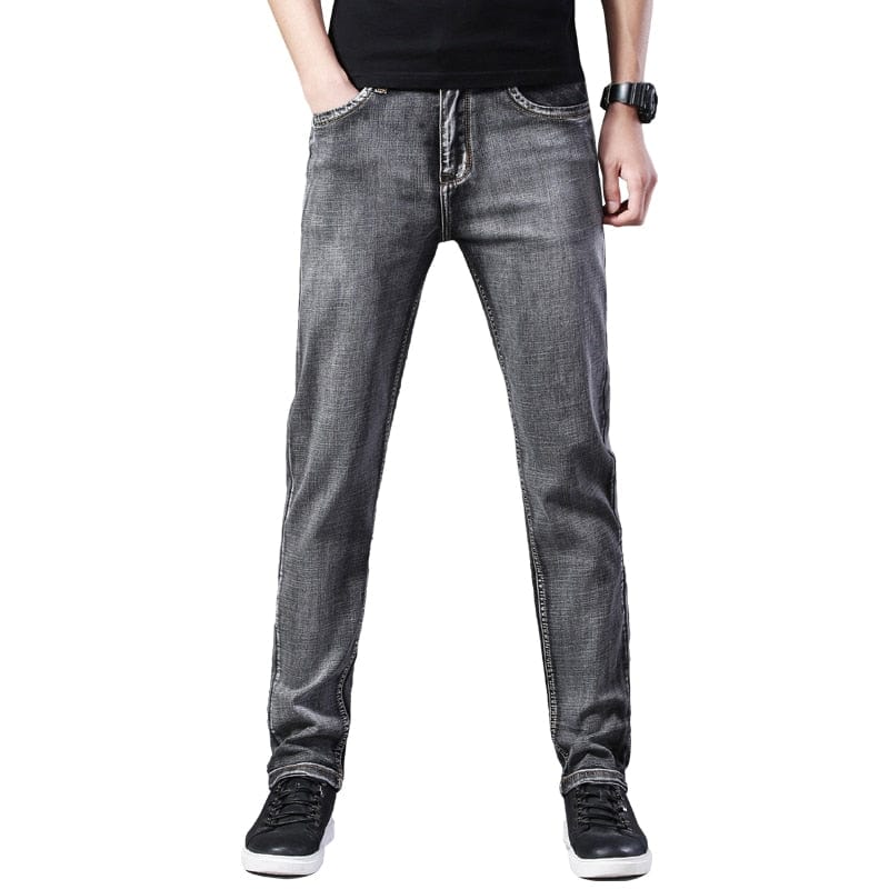 Men's Classic Stretch Regular-Fit Straight Denim Jeans