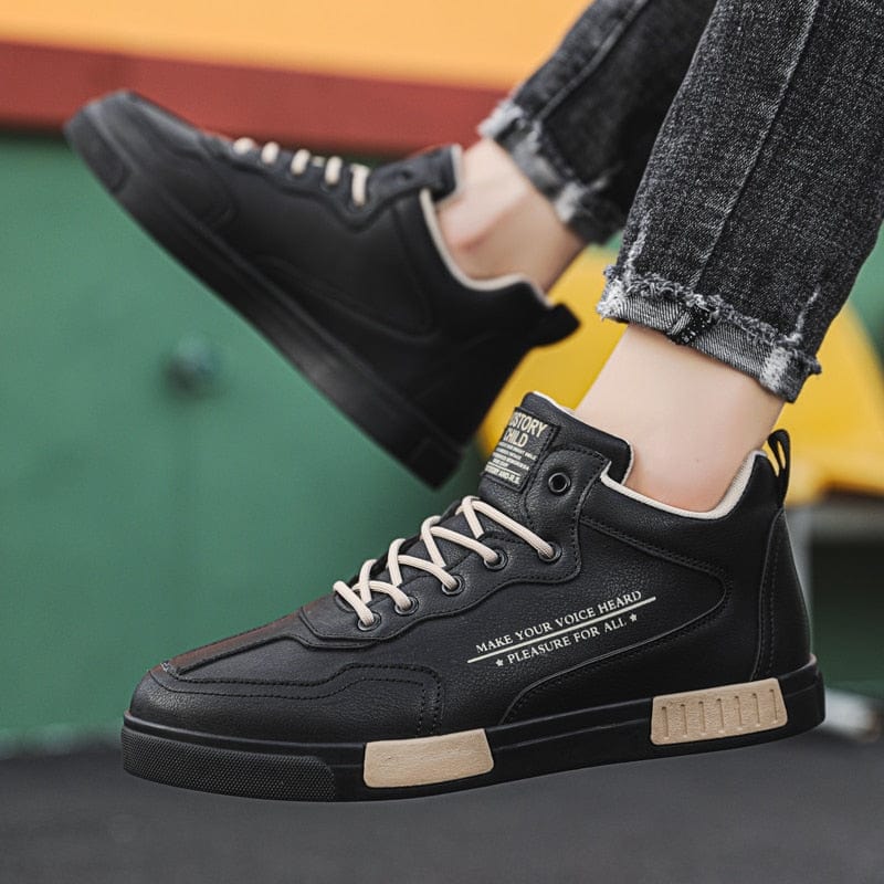 Men's Non-Slip Leather Casual Formal Outdoor Walking Shoes