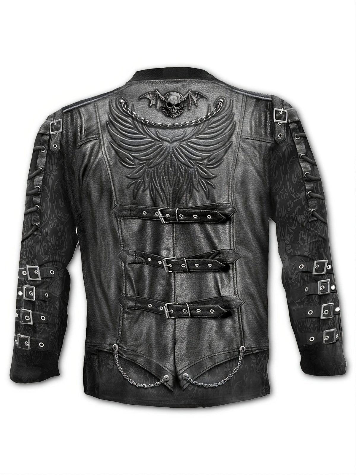 Men's Casual Loose Prints Polyester T-Shirt