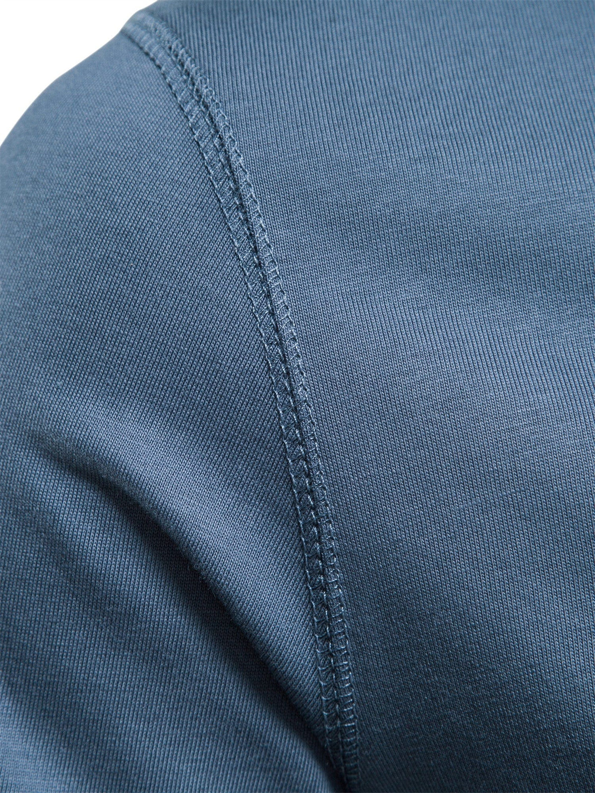 Men's Henley Collar Long Sleeve T Shirt