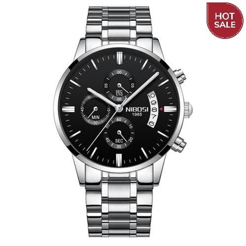 NIBOSI Relogio Masculino Men Watches Luxury Famous Top Brand Men's Fashion Casual Dress Watch Military Quartz Wristwatches Saat