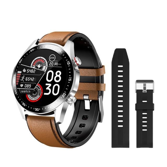 E1-2 Smart Watch Men Bluetooth Call Custom Dial Full Touch Screen Waterproof Smartwatch For Android IOS Sports Fitness Tracker