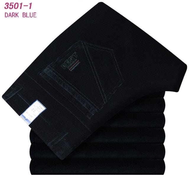 Men's Velvet Corduroy Fleece Straight Trousers