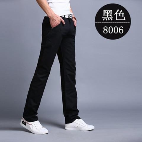 Men's Cotton Cargo Pants — Multi-Pocket, Stretch Fit