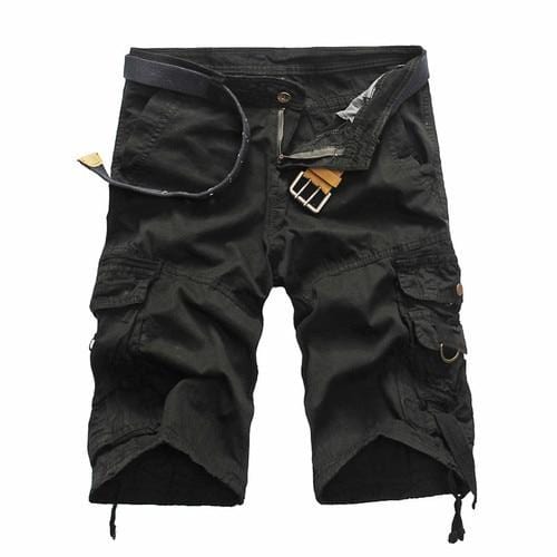 Men's camo cargo shorts product photo
