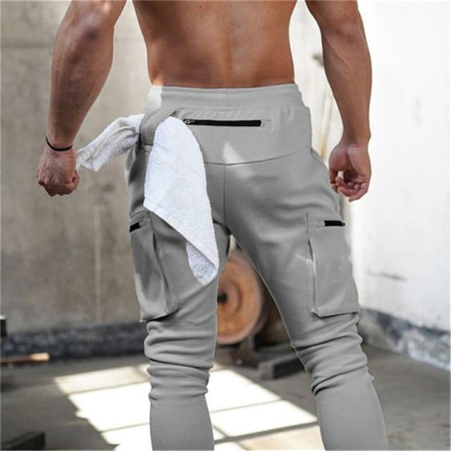 Men's Skinny Gym Workout Jogger Sweatpants