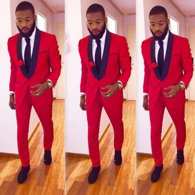 Men Black Double Breasted Wedding Groom Suit With Pants Tuxedo