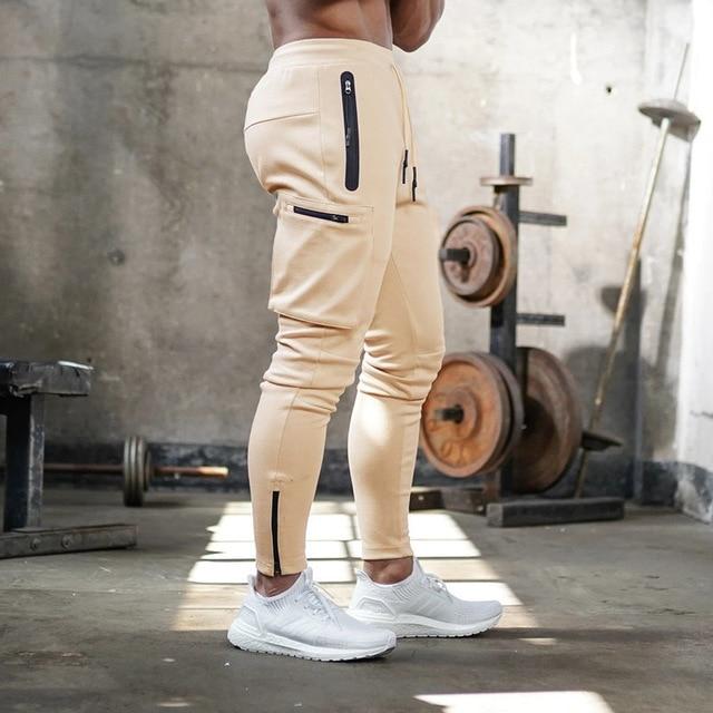 Men's Skinny Gym Workout Jogger Sweatpants
