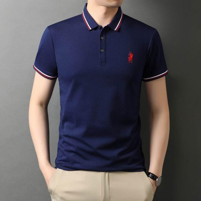 Men's short-sleeve polo shirt color option