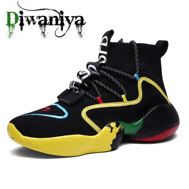 Men's High Top Basketball Sneakers Ankle Boots