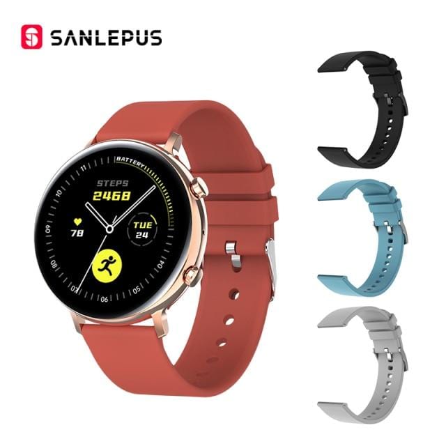 SANLEPUS ECG PPG Smart Watch With Dial Calls 2021 New Men Women Smartwatch Blood Pressure Monitor For Android Samsung Apple