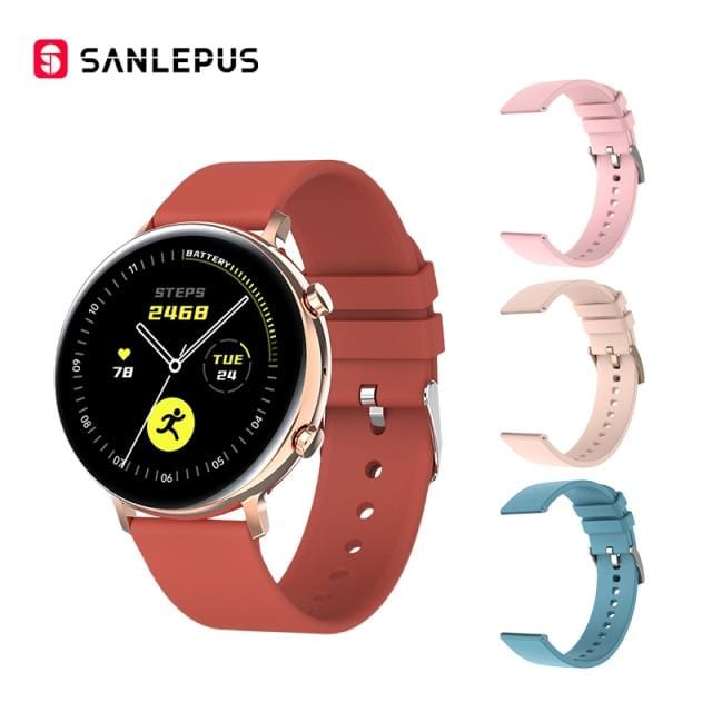 SANLEPUS ECG PPG Smart Watch With Dial Calls 2021 New Men Women Smartwatch Blood Pressure Monitor For Android Samsung Apple
